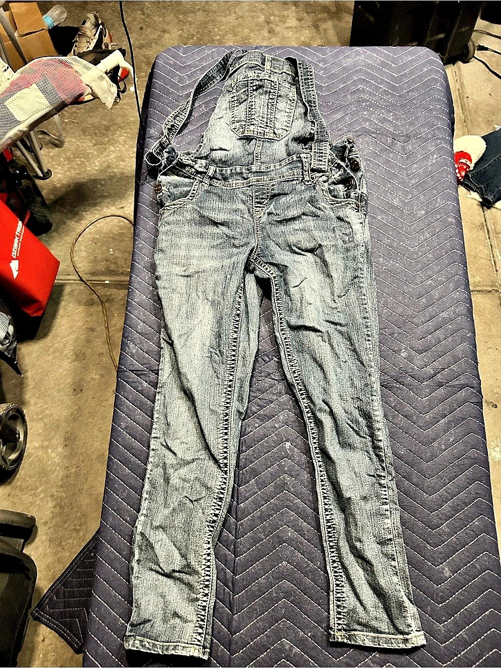 Blue Denim Overalls